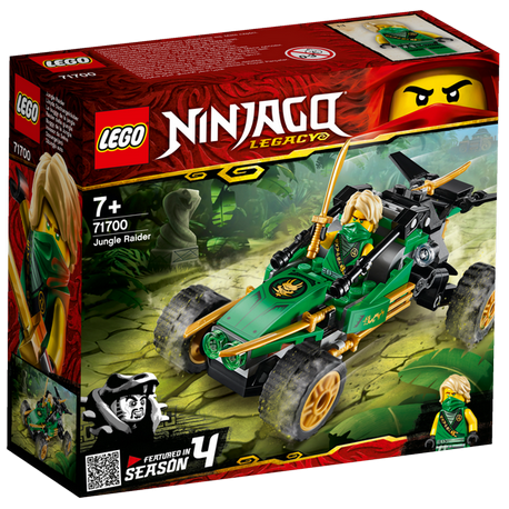 Lego Ninjago, Jungle Raider, 127 piese, 71700