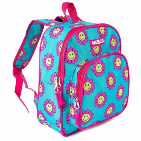 Ghiozdan gradinita - Flowers - Roz-Bleu 5949043789853