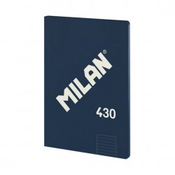 Caiet A4 48 file cusut Albastru MILAN